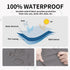 (1 Pack-25"x25"x17", Easy-Going Outdoor Ottoman Cover, Heavy Duty Waterproof Patio Furniture Cover with Padded Handles