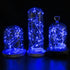 CYLAPEX 6 Pack 3.3ft 20 Blue Fairy Lights Battery Operated Fairy String Lights Firefly Lights LED Starry String Lights