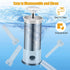 4 Inches BBQ(2.2LB) Sausage Stuffer with Different Stuffing Tubes, Manual Sausage Maker, Homemade Sausage Machine