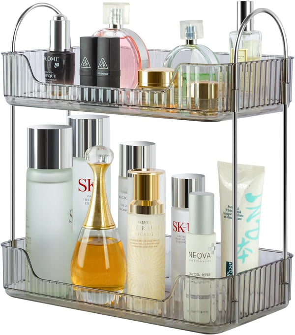 LileZbox Bathroom Counter Organizer, Skincare Organizer Perfume Holder for Dresser Countertop