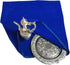 Silver Zippered Storage Bags 18"x18", 2Pcs Velvet Fabric Blue Anti Tarnish Jewelry Storage for Silver Protection