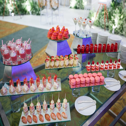 8 Pcs Clear Plastic Buffet Serving Tongs, Small 6.3 Inch Ice Tongs for Tea, Coffee, Party Catering, Appetizers, Salad,