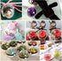 25 Set 50 Pieces Christmas Clear Plastic Fillable Ornaments, DIY Bath Bomb Mold, Acrylic Balls for Wedding Party Decor