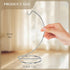 9 Inch Decor(5 Pack) H&D HYALINE & DORA Ornament Display Stand Air Plant Holder Terrariums Hanger Silver Ornament