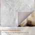 LOCHAS Deluxe Super Soft Fluffy Shaggy Faux Sheepskin Rug for Bedroom, 2ft x 3ft, Ivory White