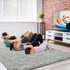 4x5.3 Amearea Premium Soft Area Rug Feet, Grey Rugs for Living Room, Fluffy Carpet for Bedroom Nursery Playroom Teen