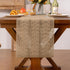 Summer 36 Inches Niviy Burlap Boho Table Runner for Home Decor Long, Easter Modern Farmhouse Decor Rustic Small Macrame