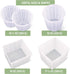 Country Trading Co. Cheesemaking Molds Set of 5, Ricotta Cheese Draining Baskets for Home Cheese Making