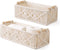 Mkono Macrame Storage Baskets Boho Decor Box Handmade Woven Decorative Countertop Toilet