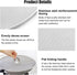 Splatter Screen for Cooking - Set of 3 Stainless Steel Grease Splatter Guard for Frying Pan, No Cooking Oil Mess