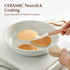 9.5 Inch SENSARTE Nonstick Ceramic Frying Pan Skillet with Lid, Omelet Pan, Healthy Non Toxic Chefs Pan, Induction