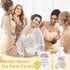 Qinyoung 50 Sets Bridal Shower Tea Party Favors for Guests Party Heart Infuser Spoon Steeper for Loose Tea with Thank