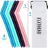 8 Reusable Silicone Smoothie Straws and Cleaning Brush, 30oz - 20oz Tumblers Compatible, Dishwasher Safe