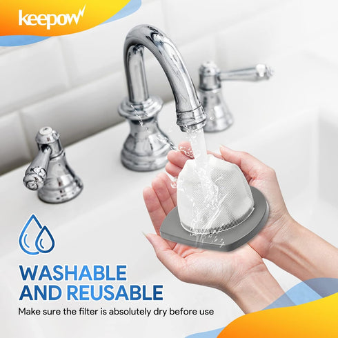 KEEPOW Replacement Filters for Bissell Featherweight Stick Vacuum 2033, 20331, 20333, 20336, 20339, 2033M (4-Pack)
