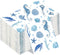 Geyoga 200 Pcs Guest Napkins 2 Ply Disposable Decorative Guest Towel Napkins