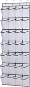 ATTDETJL Over the Door Shoe Organizer, Hanging Shoe Organizer with 28 Mesh Large