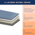 Ironing Board Cover and Pad, Extra Thick Heavy Duty 4 Layers, Non Stick Scorch and Stain Resistant 15x54 inch