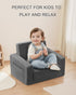 Chair,2-in-1 1-3 Toddle & Kids Soft Toddler Couches that Fold Out,Toddler Chairs Comfy Years Old,Convertible Sofa
