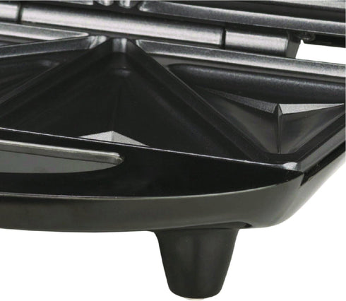 Brentwood Compact Dual Sandwich Maker, Non-Stick, Black Color
