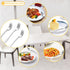 12 Pieces Spoons and Forks Set, Food Grade Stainless Steel Flatware Set, Mirror Polished, Dishwasher Safe