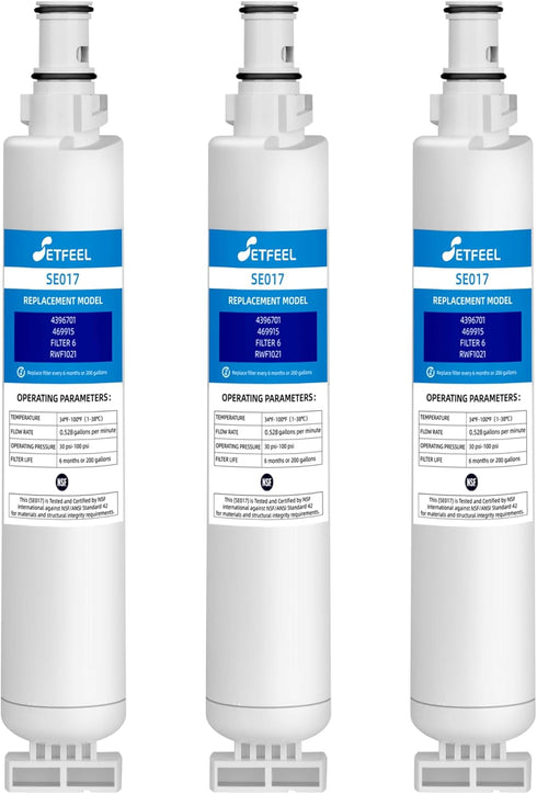 4396701 9915 Water Filter Replacement for EDR6D1-4396701, Compatible with Kenmore 3-Pack
