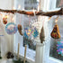 BTSD-home Iridescent Party Decorations, Hanging Honeycomb Ball, Decorative Paper Fan, Snowflake Garlands for Birthday