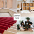 Carpet Tape, Double Sided Rug Tape, Secure Rugs to Floors, Removable, No Damage, Black, 2" x 25 Yard