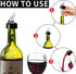 LINALL Pack 3, 1 oz (30 mL) PORE0016 (3) Automatic Measured Bottle Pourer - of Quick Shot Spirit Measure Pourer Drinks
