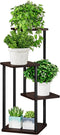 AZERPIAN Plant Stand 4 Tier Indoor Metal Flower Shelf for Multiple Plants