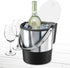 Oggi Insulated Ice Bucket, 4 Quart / 3.8 L, Black Stainless Steel