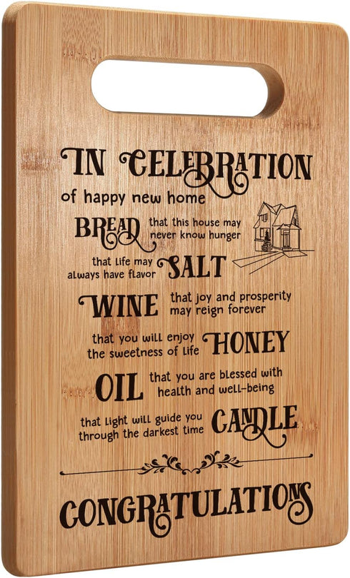 Housewarming Gifts for New Home, Cutting Board, First Home Gifts for Neighbor, Friends, Realtor Closing Gifts