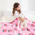Weighted Blanket 7 pounds Twin Size 41"x 60",Soft Sherpa Fleece Heavy Blanket