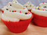 Fox Run Red Silicone Muffin and Cupcake Liners - Set of 12 Standard Size Wrappers