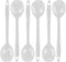Reston Lloyd 05306M Calypso Basics Melamine Spoon, White, Pack of 6