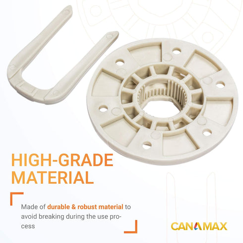 Canamax Premium 3 Pack Washer Basket Drive Hub Kit, Compatible with Whirlpool Kenmore Washers, Replaces AP5665171
