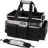 Wearable Cleaning Caddy Bag, Organizer with Handle & Shoulder Straps for Housekeepers, 4 Foldable Dividers (Grey)