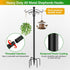 PIYILO 2 Pack 76.8 Hummingbird Shepherds Hooks for Outdoor, in Heavy Duty Bird Feeder Pole, Thickened Double Shepherd