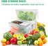 Fridge(3 Pack)- 4.5L SILIVO Lettuce Keeper for Vegetable Storage Containers for Refrigerator with Drain Tray Keep Fresh