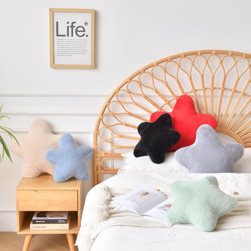 15" 19.6" 19.6") Xiashrk Star Pillow, Decorative Throw Pillows for Bed Couch, Star Shaped Pillow Plush Floor Cushions