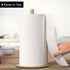 Paper Towel Holder Gold Kitchen Roll Holder, Premium Stainless Steel Dispenser for Organizing Countertop Rolls