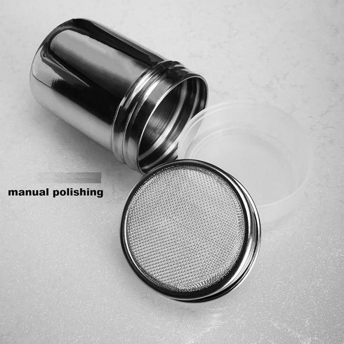 1 Pack Shaker Sifter Dispenser Duster Container, Stainless Steel for Baking Powdered Sugar, Cocoa, etc.