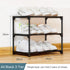 OLYREO Closet 3 Closet Stackable Small Shoe Rack for Tier, Sturdy Shoe Rack Organizer for Front Door Entrance