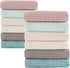 vfaejll 12 Pcs 13" x 13" Waffle Weave Kitchen Dish Cloths Set, 100%