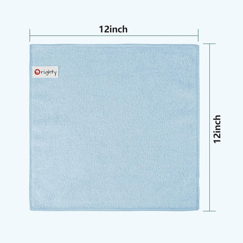 Set 50 Pack, 12x12 Inch, Orighty Washcloths Bulk Towels Highly Absorbent and Soft Feel Microfiber Face Cloths