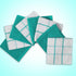 AMOUR INFINI Cotton Kitchen Dish Cloths Set of 8 - Highly Absorbent, Soft Terry Cleaning Cloths (Turquoise)