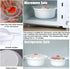 2 PCS Microwave Bowls with Lids: Ramen Cooker Soup Dishes with Handles for Office, College Dorm