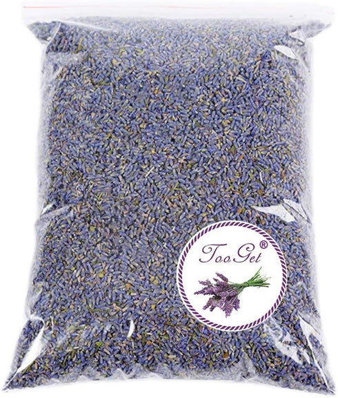 TooGet Fragrant Lavender Buds - Natural Dried Flowers Wholesale, Ultra Blue Grade - 1 Pound