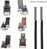 4 Pack SUQ I OME Replacement Cord for Zero Gravity Chair, Universal Replacement Elastic Cords Repair Tool Kit for Sun