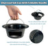KAMaster Ash Can with Folding Handle Compatible with Large Big Green Egg,Charcoal Ash Collector Must Haves Green Egg