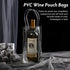 WAONIQ Ice Wine Bag, Portable Collapsible Clear Wine Pouch, 3 Pack for Wedding Party Travel